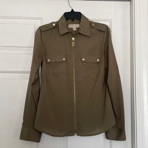 Michael Kors Zip Blouse